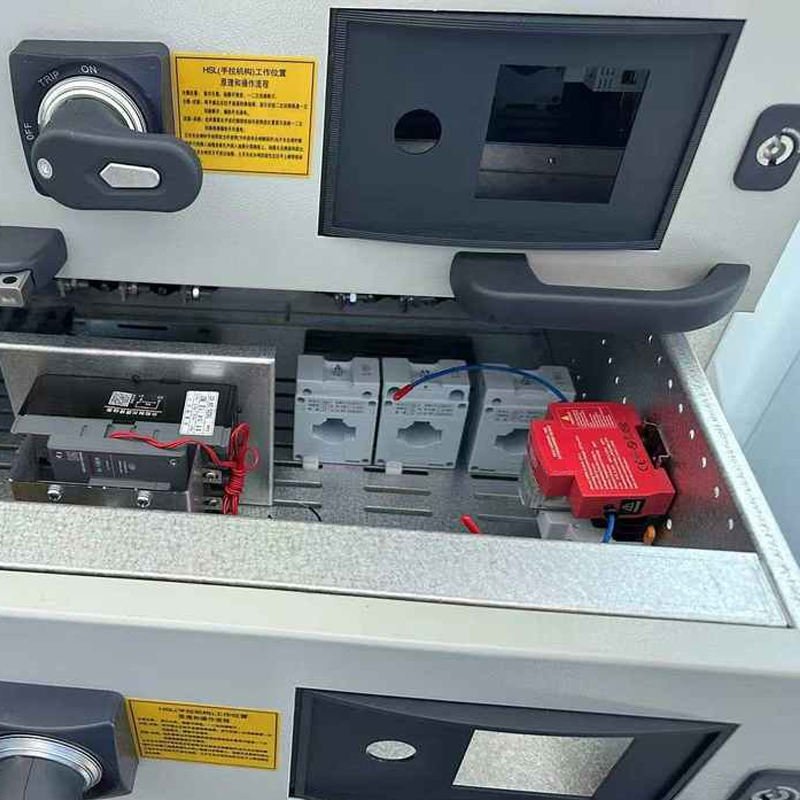 Walax Aerosol Fire Extinguisher installed inside a real electrical distribution cabinet