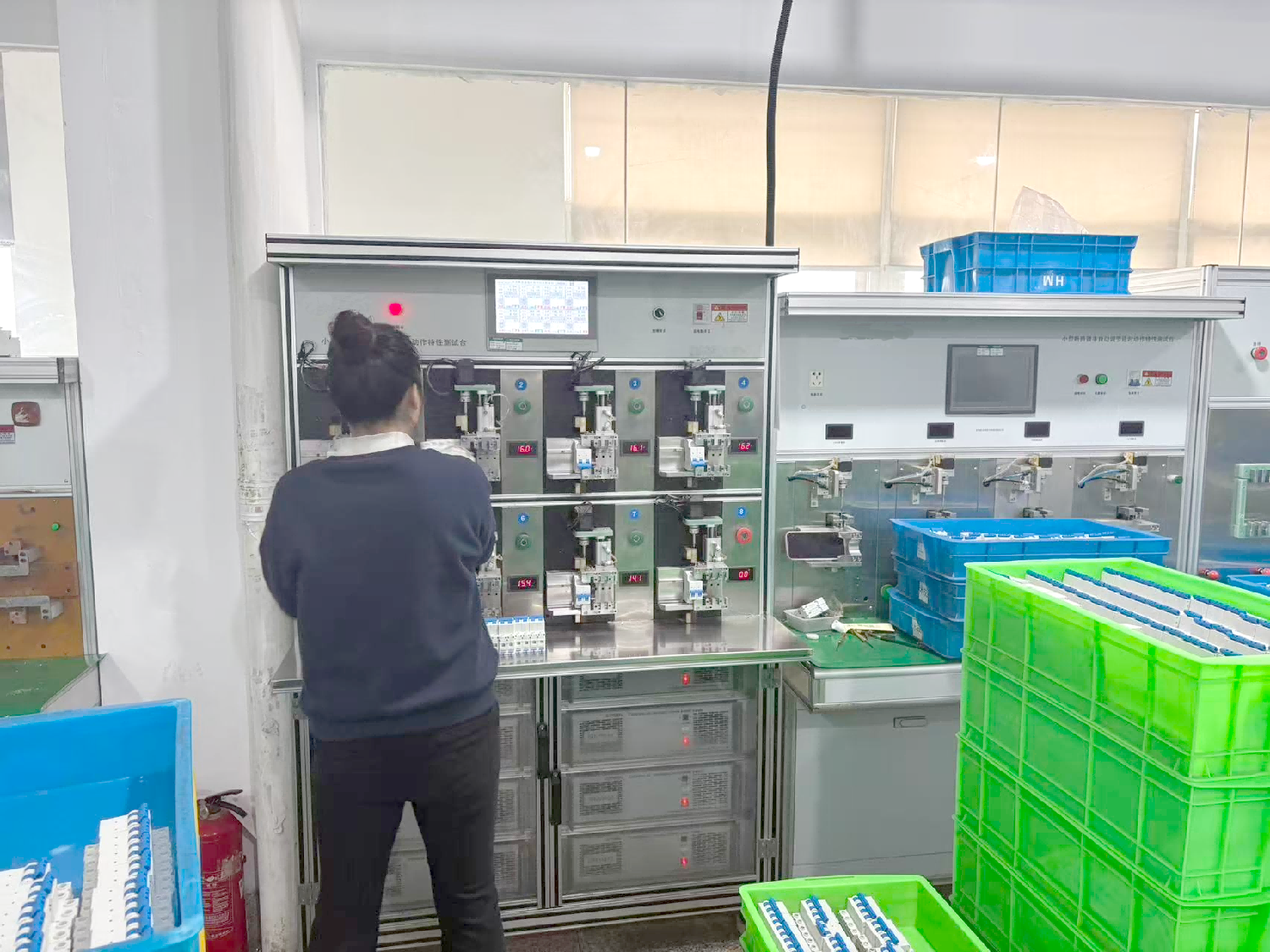 Walax Electric quality control testing area
