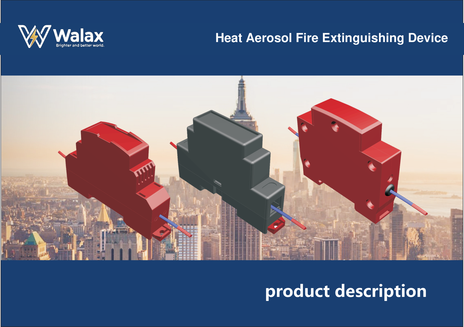 Heat Aerosol Fire Extinguishing Device Catalogue cover
